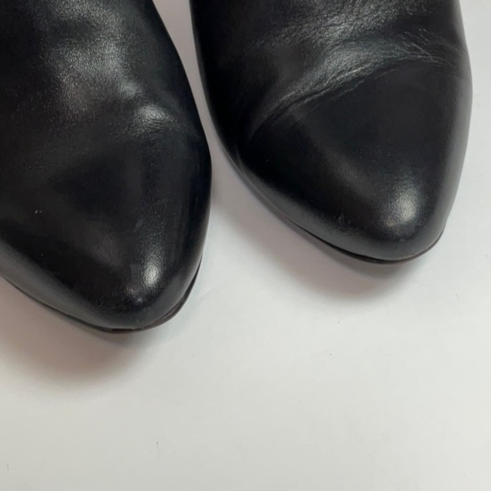 Cole Haan Aylin Leather Ruched Pointy Toe Bootie - Picture 8 of 10